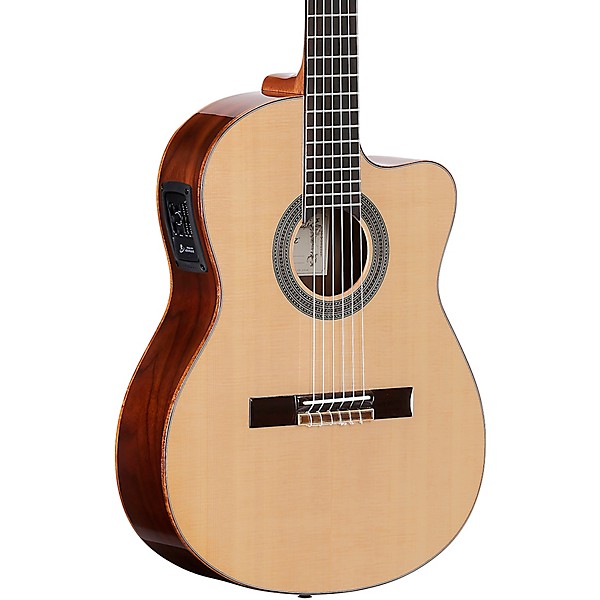 Alvarez CC7HCE CADIZ Series Nylon-String Acoustic-Electric Guitar