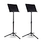 Musician's Gear Tripod Orchestral Music Stand Regular Black - 2 Pack thumbnail