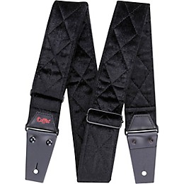 Coffin Case "THE COUNT" Black Velvet Guitar Strap Black Velvet