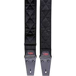 Coffin Case "THE COUNT" Black Velvet Guitar Strap Black Velvet