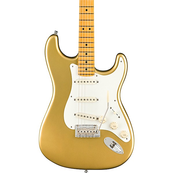 Clearance Fender Lincoln Brewster Stratocaster Maple Fingerboard Electric Guitar Aztec Gold