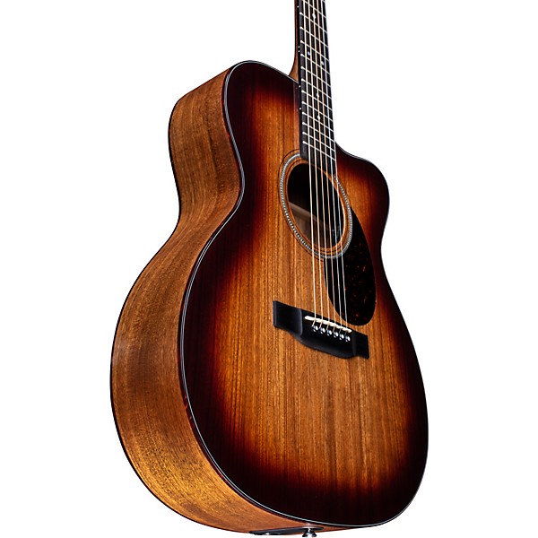 Martin OMC-16E 16 Series Ovangkol Burst Acoustic-Electric Guitar Natural