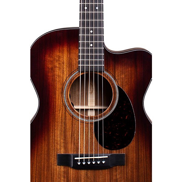 Martin OMC-16E 16 Series Ovangkol Burst Acoustic-Electric Guitar Natural
