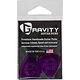 GRAVITY PICKS Classic Standard Polished Purple Guitar Picks 1.1 mm