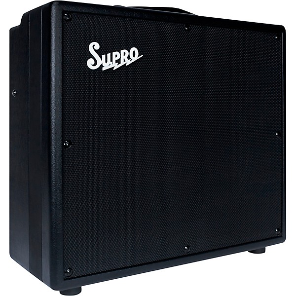 Open Box Supro 1697RH Galaxy 50W Tube Guitar Combo Amp Level 2 Black 194744162367