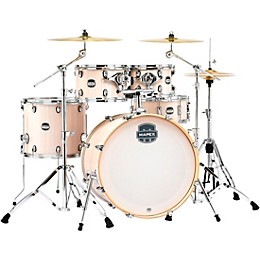 Open Box Mapex Mars Series 5-Piece Rock Shell Pack With 22" Bass Drum Level 1 Bonewood Chrome
