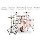 Open Box Mapex Mars Series 5-Piece Rock Shell Pack With 22" Bass Drum Level 1 Bonewood Chrome