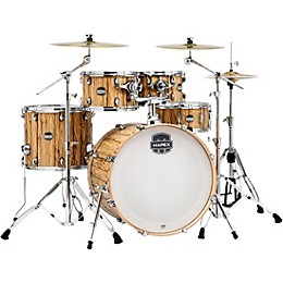 Open Box Mapex Mars Series 5-Piece Rock Shell Pack With 22" Bass Drum Level 1 Driftwood Chrome