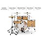 Open Box Mapex Mars Series 5-Piece Rock Shell Pack With 22" Bass Drum Level 1 Driftwood Chrome