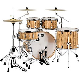 Open Box Mapex Mars Series 5-Piece Rock Shell Pack With 22" Bass Drum Level 1 Driftwood Chrome