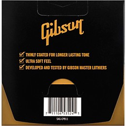 Gibson Coated Phosphor Bronze Acoustic Guitar Strings
