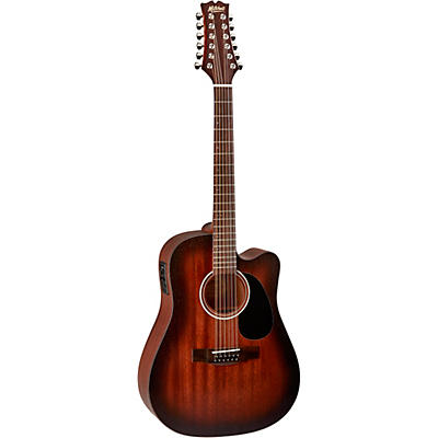 Mitchell T331-Tce-Bst Terra 12-String Acoustic-Electric Dreadnought Mahogany Top Guitar Edge Burst for sale