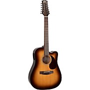 Mitchell T311-Tce Terra 12-String Dreadnought Spruce Top Acoustic-Electric Guitar Edge Burst for sale