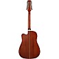 Mitchell T311-TCE Terra 12-String Dreadnought Spruce Top Acoustic-Electric Guitar Edge Burst