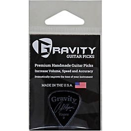 GRAVITY PICKS Razer Standard Master Smoke Chapman Guitar Picks 2.0 mm