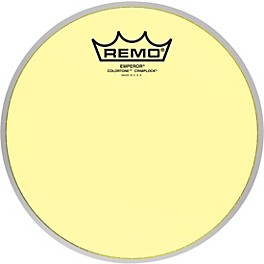 Remo Emperor Colortone Crimplock Yellow Tenor Drum Head 8 in. Remo Emperor Colortone Crimplock Yellow Tenor Drum Head 8 in.