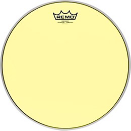 Remo Emperor Colortone Crimplock Yellow Tenor Drum Head 13 in.