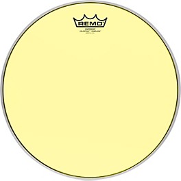 Remo Emperor Colortone Crimplock Yellow Tenor Drum Head 8 in. Remo Emperor Colortone Crimplock Yellow Tenor Drum Head 13 in.