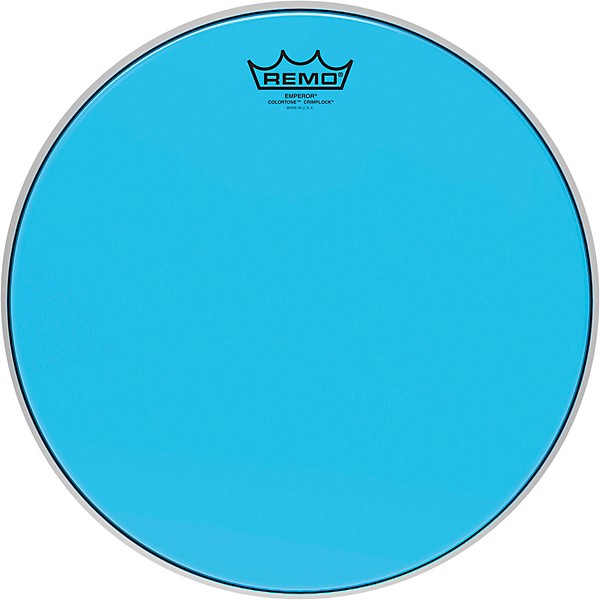 Remo Emperor Colortone Crimplock Blue Tenor Drum Head 8 in.