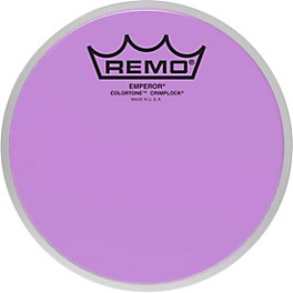 Remo Emperor Colortone Crimplock Purple Tenor Drum Head 13 in. Remo Emperor Colortone Crimplock Purple Tenor Drum Head 6 in.