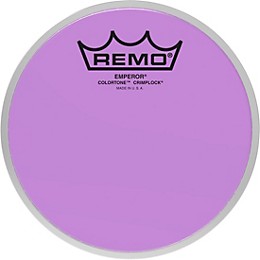 Remo Emperor Colortone Crimplock Purple Tenor Drum Head 10 in.