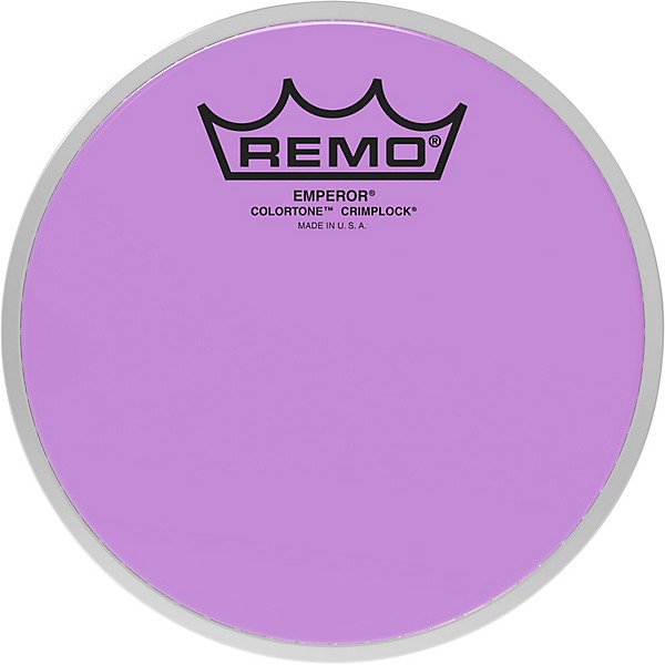 Remo Emperor Colortone Crimplock Purple Tenor Drum Head 12 in.