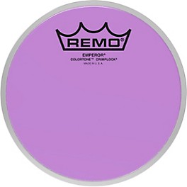 Remo Emperor Colortone Crimplock Purple Tenor Drum Head 13 in. Remo Emperor Colortone Crimplock Purple Tenor Drum Head 13 in.