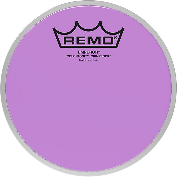 Remo Emperor Colortone Crimplock Purple Tenor Drum Head 13 in.