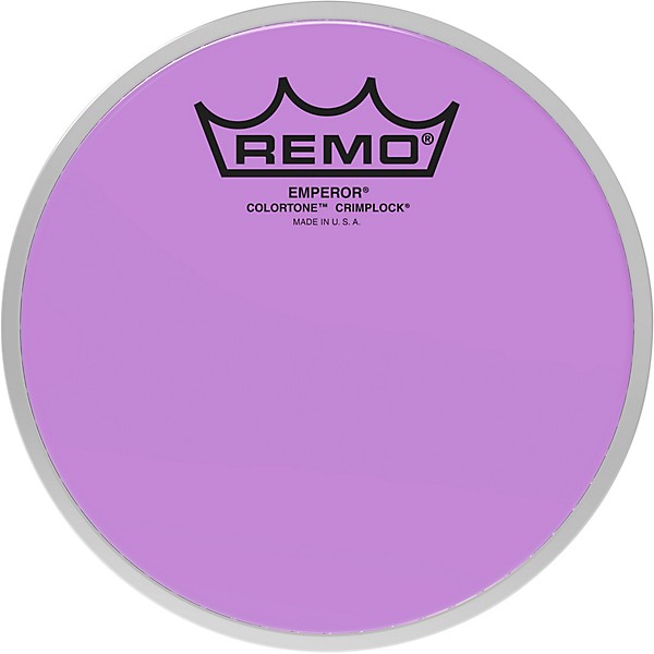 Remo Emperor Colortone Crimplock Purple Tenor Drum Head 14 in.