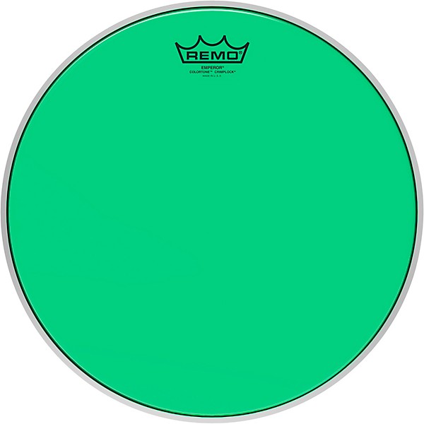 Remo Emperor Colortone Crimplock Green Tenor Drum Head 6 in.