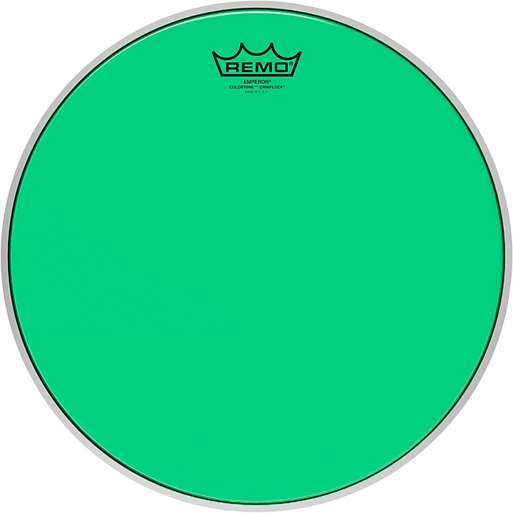 Remo Emperor Colortone Crimplock Green Tenor Drum Head 6 in. Guitar
