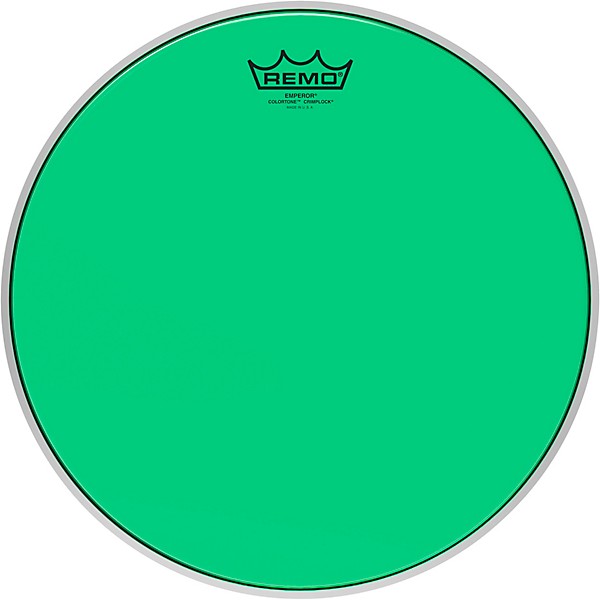 Remo Emperor Colortone Crimplock Green Tenor Drum Head 8 in.