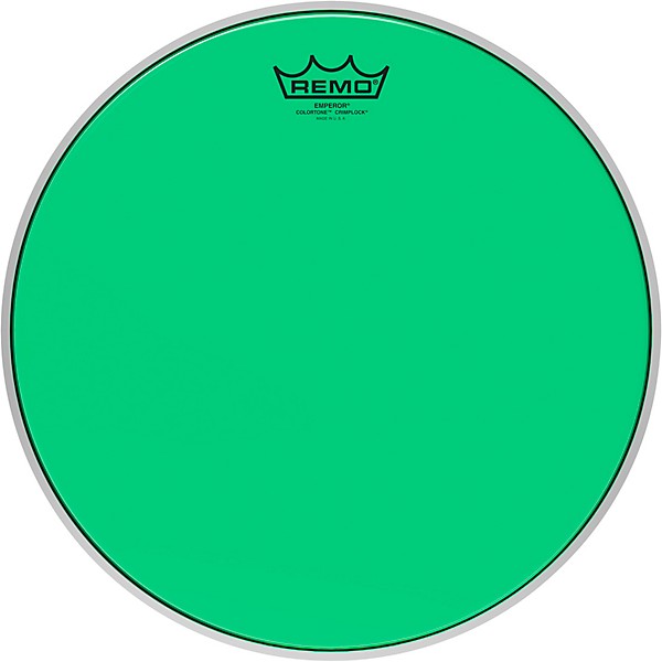 Remo Emperor Colortone Crimplock Green Tenor Drum Head 10 in.