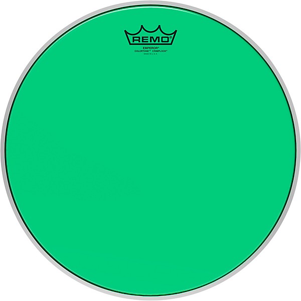 Remo Emperor Colortone Crimplock Green Tenor Drum Head 12 in.