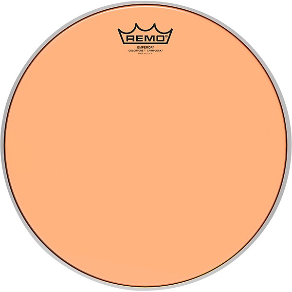 Remo Emperor Colortone Crimplock Orange Tenor Drum Head 6 in.