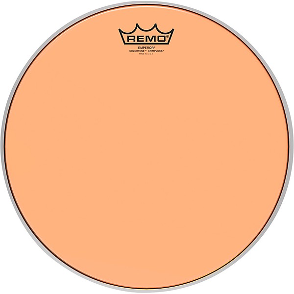 Remo Emperor Colortone Crimplock Orange Tenor Drum Head 12 in.