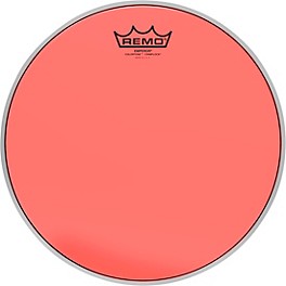 Remo Emperor Colortone Crimplock Red Tenor Drum Head 8 in. Remo Emperor Colortone Crimplock Red Tenor Drum Head 10 in.