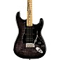 Fender American QMT Stratocaster HSS Pale Moon Ebony Fingerboard Limited Edition Electric Guitar Transparent Black thumbnail