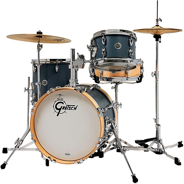 Gretsch Drums Brooklyn 4-Piece Micro Kit Shell Pack Satin Grey