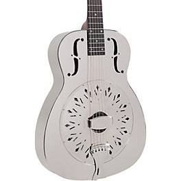 Recording King RM-998-D Metal Body Resonator, Style-0 Nickel-Plated