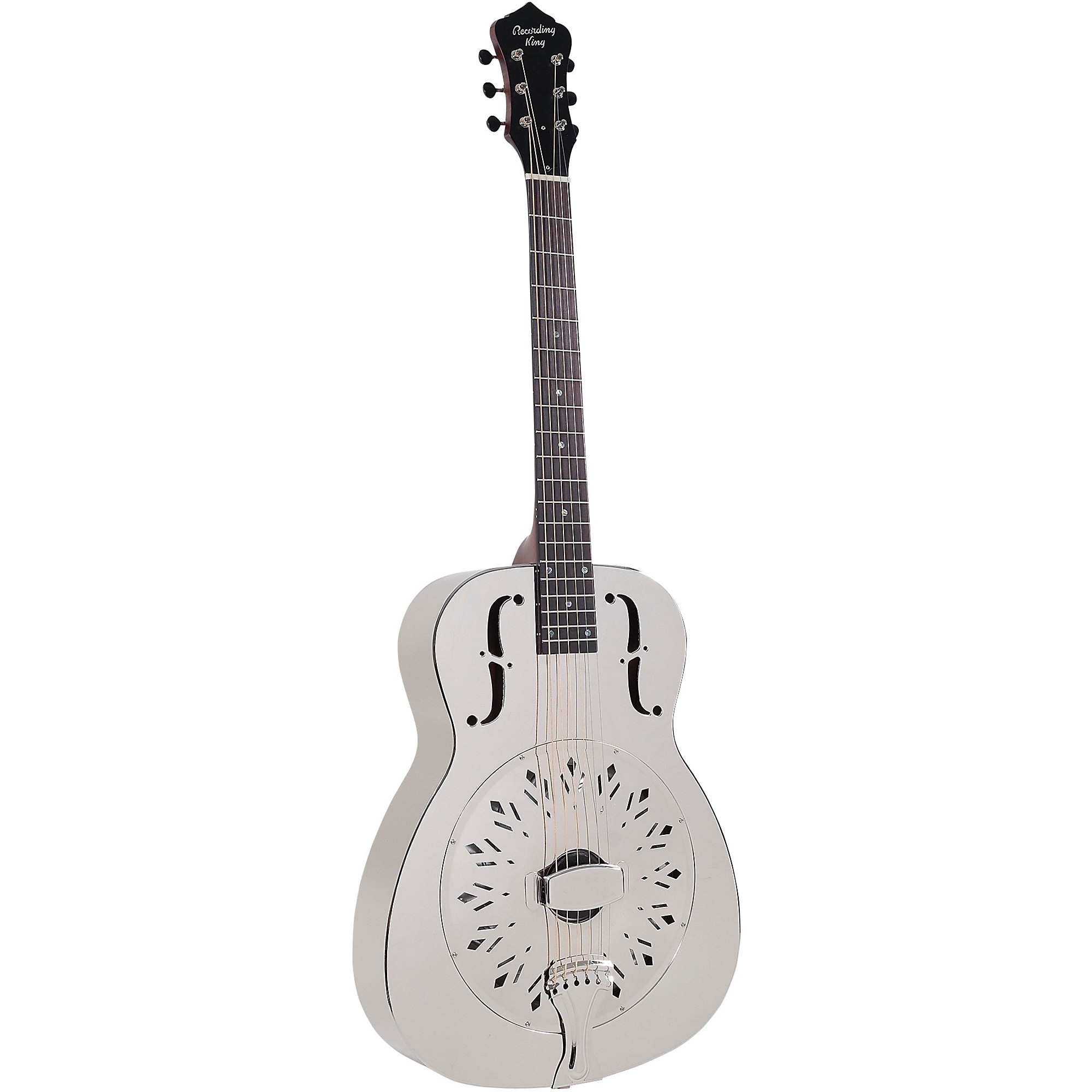 Recording King RM-998-D Metal Body Resonator, Style-0 Nickel