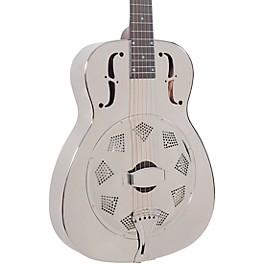 Recording King RM-998-R Metal Body Resonator, Style-0 Nickel-Plated