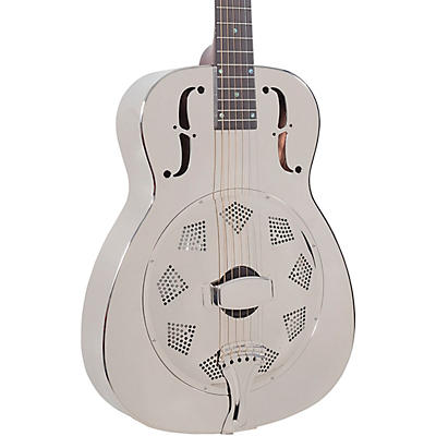 Recording King Rm-998-R Metal Body Resonator, Style-0 Nickel-Plated for sale