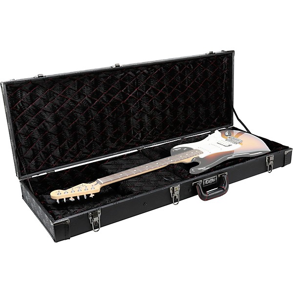 Coffin Case Coffin Skull Series Guitar Case Black Black