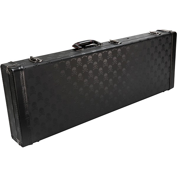 Open Box Coffin Case Coffin Skull Series Guitar Case Level 1 Black Red