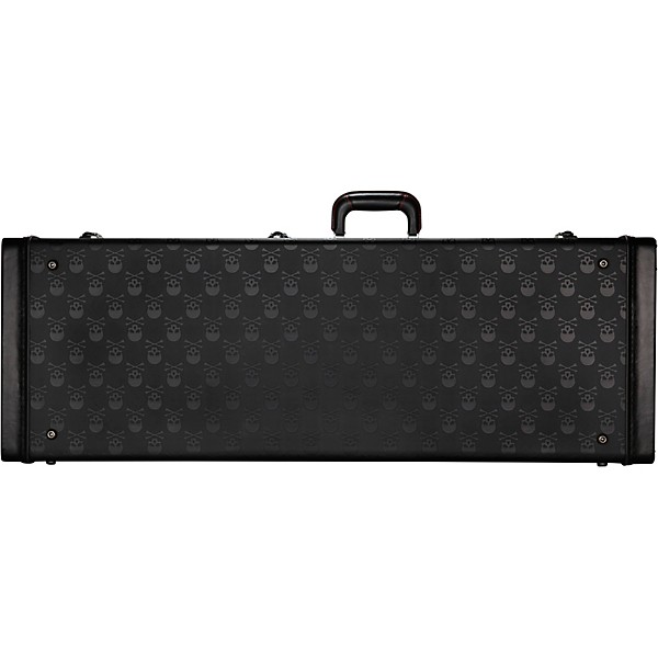 Open Box Coffin Case Coffin Skull Series Guitar Case Level 1 Black Red