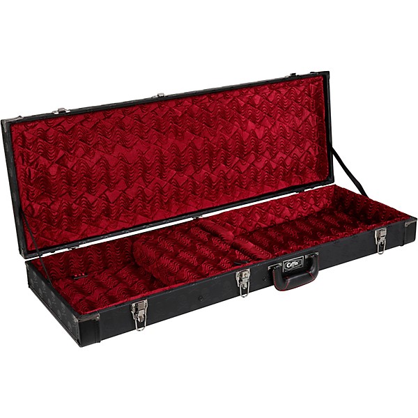 Open Box Coffin Case Coffin Skull Series Guitar Case Level 1 Black Red