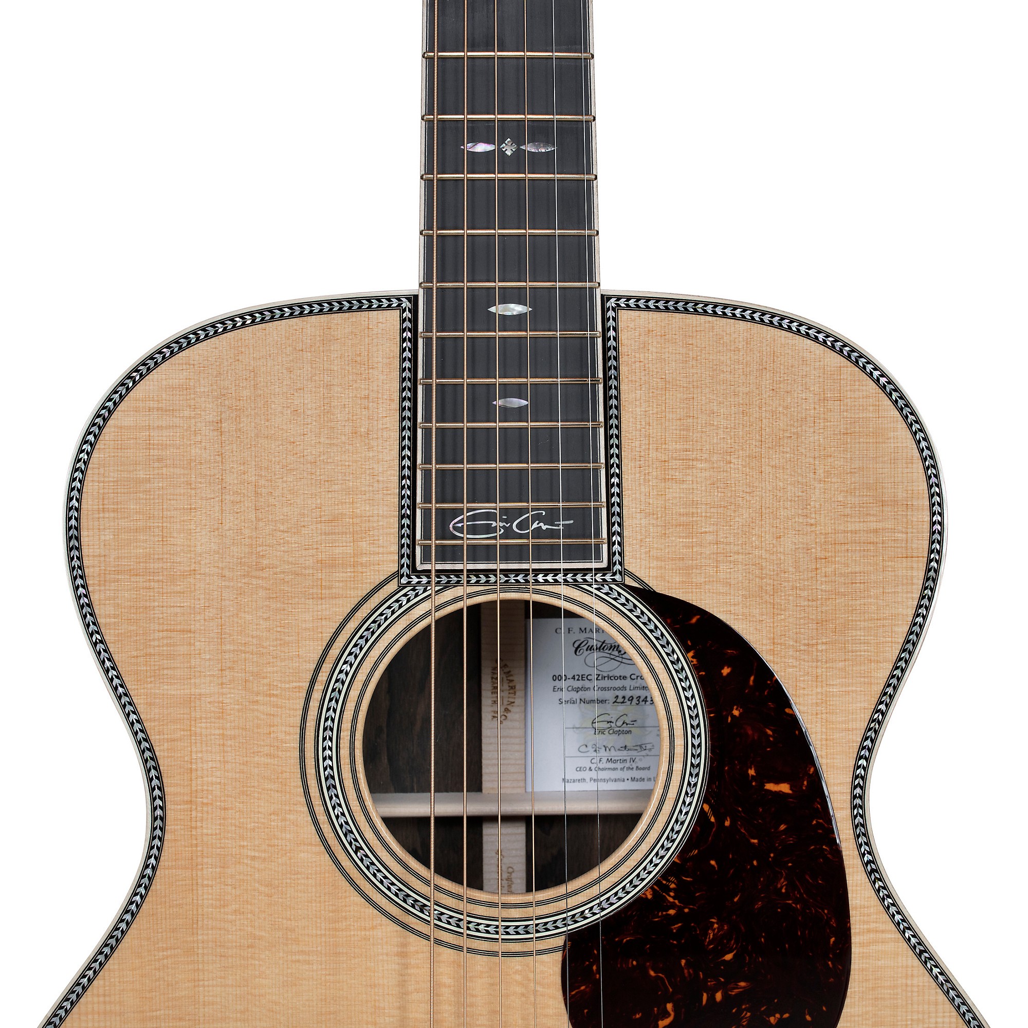 Platinum Martin 00042EC-Z Eric Clapton Crossroads Ziricote