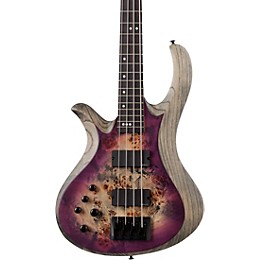 Schecter Guitar Research Riot-4 Left-Handed 4-String Electric Bass Aurora Burst
