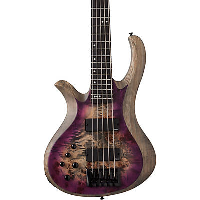 Schecter Guitar Research Riot-5 Left-Handed 5-String Electric Bass Aurora Burst for sale